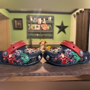 Marvel Avengers, light up crocs